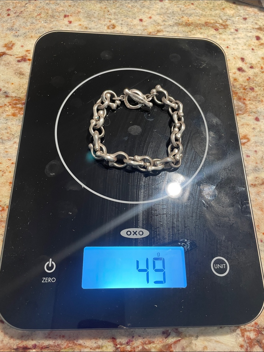 ‼️Moving Sale Tateossian London Chunky Silver Chain Bracelet 49g - Picture 14 of 14